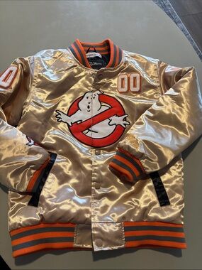 Ghostbusters 1984 Kids Satin Bomber Jacket
